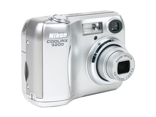 Nikon COOLPIX 3200 Silver 3.2MP 3X Optical Zoom Digital Camera - Newegg.com