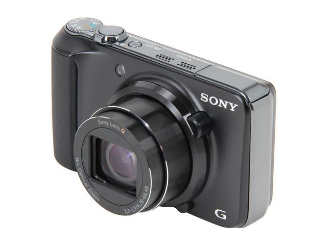 SONY DSCHX10V/B Black 18 MP 16X Optical Zoom Digital Camera