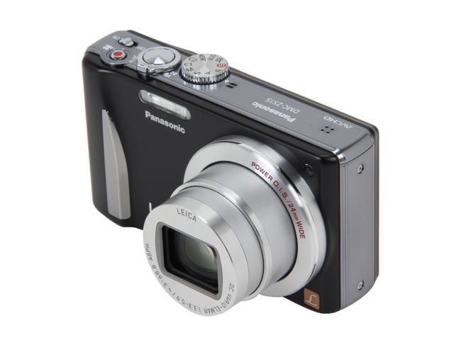 Panasonic DMC-ZS15 Black 12.1 MP 16X Optical Zoom 24mm Wide Angle ...