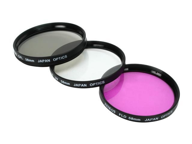1A Multicoated for Nikon D3000 Multithreaded Glass Filter Haze UV 58mm