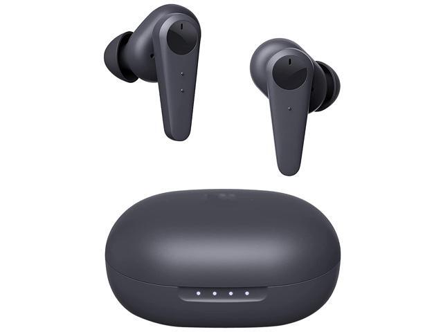 AUKEY Hybrid Active Noise-Canceling(ANC) Wireless Earbuds with Transparency Mode, Hi-Fi Stereo Sound, Touch Control, Bluetooth 5.0, and USB-C Fast Charging for iPhone Android Black EP-N7