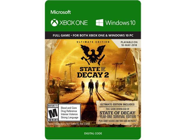 State Of Decay 2 Ultimate Edition Xbox One Windows 10 Digital