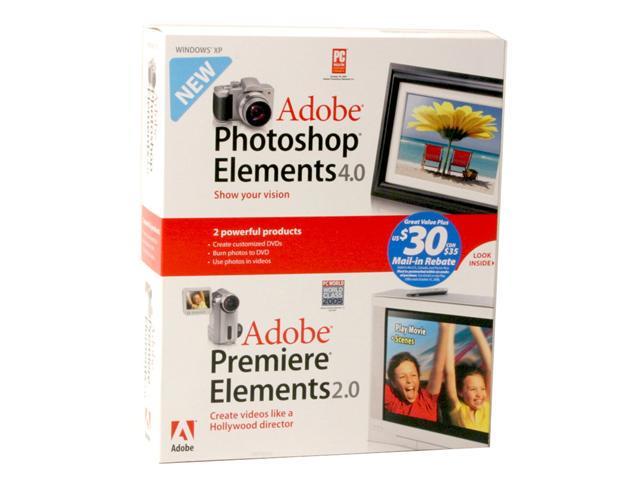 Adobe Photoshop Elements 4.0 and Premiere Elements 2.0 Bundle
