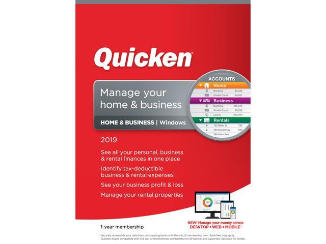 quicken home and business 2019 software