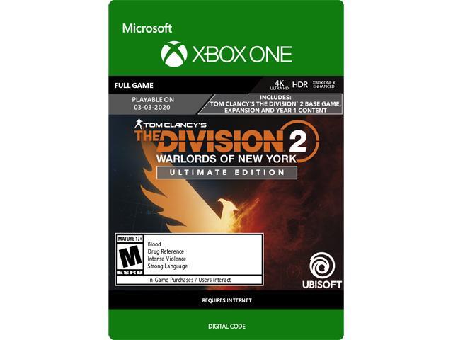 Tom Clancy's The Division 2: Warlords of New York Ultimate Edition Xbox One