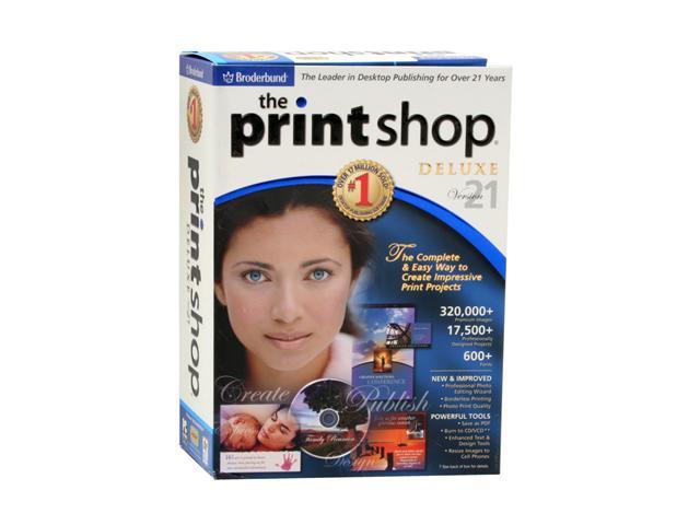 the print shop 21 deluxe by broderbund