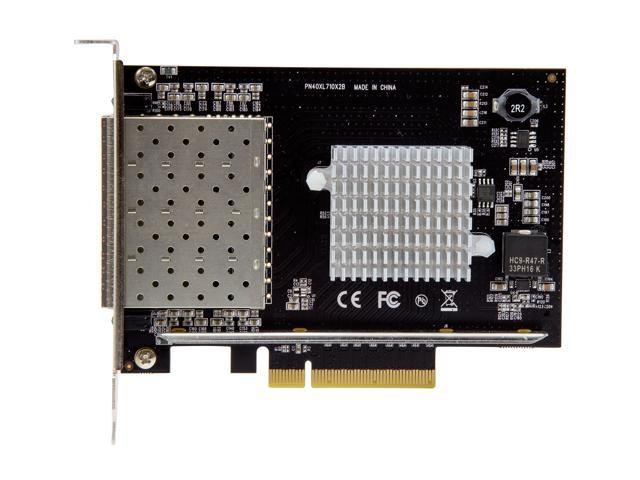 StarTech PEX10GSFP4I StarTech.com SFP+ Server Network Card - 4 Port Nic Card - Intel XL710 Chip ...