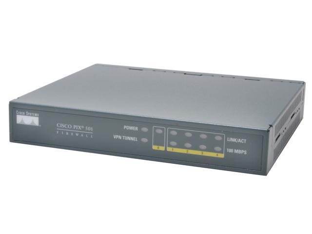 CISCO PIX-501-BUN-K9 75000 Simultaneous Sessions Up to 60 Mbps Sns-Brigh10