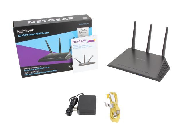 Netgear Nighthawk Ac1900 Dual Band Wi Fi Router Gigabit Router Open 