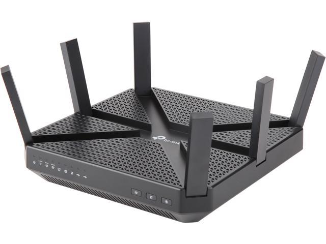 TP-Link AC4000 Smart WiFi Router - Tri Band Router, MU-MIMO, VPN Server, Advanced Security by Homecare, 1.8GHz CPU, Gigabit, Beamforming, Link Aggregation, Rangeboost