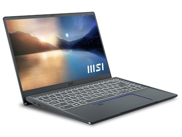 MSI Laptop Prestige 14 EVO Intel Core i5 11th Gen 1135G7 (2.40GHz) 16 GB LPDDR4X Memory 512 GB NVMe SSD Intel Iris Xe Graphics 14.0" Windows 10 Home 64-bit Prestige 14 EVO A11M-221