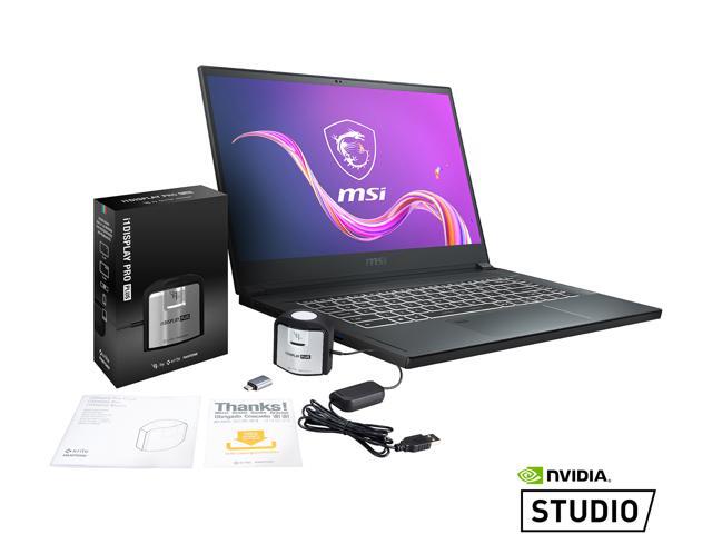 MSI Laptop Creator 15 Intel Core i7 11th Gen 11800H (2.30GHz) 16GB Memory 1 TB NVMe SSD NVIDIA GeForce RTX 3080 Laptop GPU 15.6" 4K / UHD Windows 10 Pro 64-bit (Free upgrade to Win 11)  A11UH-631
