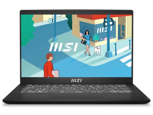 MSI Modern 14 14" Ultra Thin and Light Laptop AMD Ryzen 5-7530U UMA 16GB 512GB NVMe SSD Win 11 home, C7M-049US