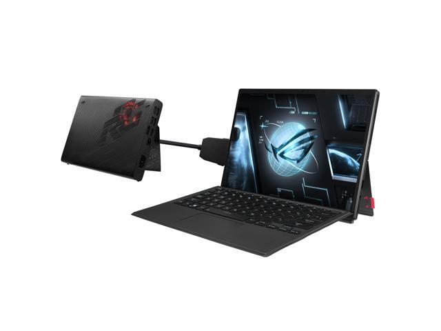 ASUS ROG Flow Z13 (2022) Gaming Laptop Tablet Bundle, 13.4" 4K UHD+ Display, XG Mobile Dock with RTX 3080, GeForce RTX 3050 Ti, i9-12900H, 16GB RAM, 1TB SSD, Detachable RGB KB, Win11, GZ301ZE-XS94-B
