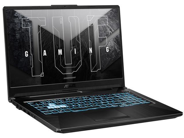 ASUS TUF Gaming A17 (2021) Gaming Laptop, 17.3" 144Hz FHD IPS-Type Display, AMD Ryzen 5 4600H, GeForce GTX 1650, 8GB DDR4, 512GB PCIe SSD, RGB Keyboard, Windows 11 Home, FA706IHR-RS53