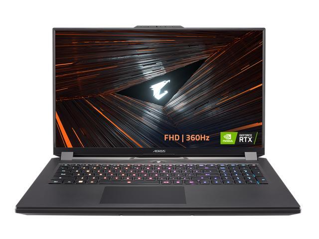 Aorus AORUS 17 YE5-74US544SH 17.3" 360 Hz IPS Intel Core i7 12th Gen 12700H (2.30GHz) NVIDIA GeForce RTX 3080 Ti Laptop GPU 32GB Memory 1 TB Gen4 SSD Windows 11 Home Gaming Laptop