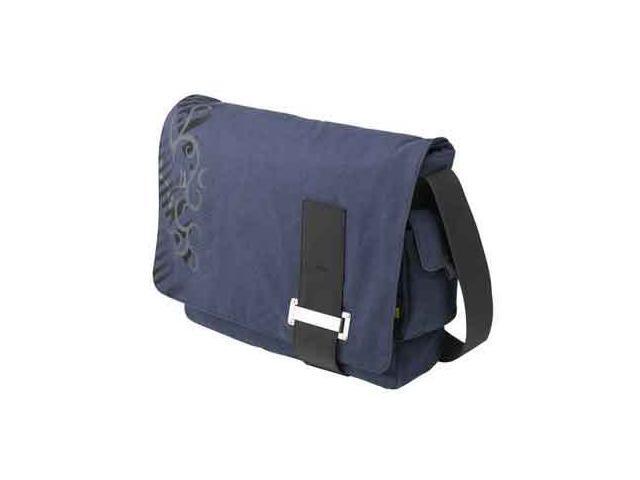 Case Logic Canvas Messenger Bag For 15 4 Laptops Model Snm 15fblue Newegg