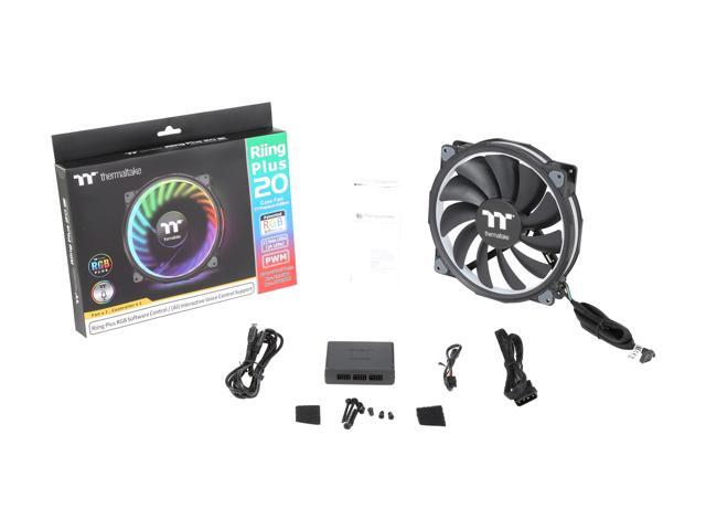 Thermaltake Riing Plus 14 LED RGB Radiator Fan TT Premium - 5x Fan 1x Controller