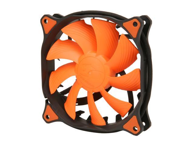 Cougar Vortex Pwm 120mm Cf V12hp Cooling Fan With Hydro Dynamic Bearing And Pulse Width Modulation Orange Version