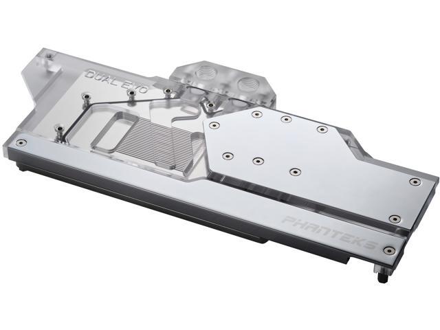 Phanteks Glacier Dual Evo for ASUS RTX 2080/2070/2060 SUPER Dual EVO Series, Nickel-Plated, Acrylic, Aluminum Cover Plate... 
