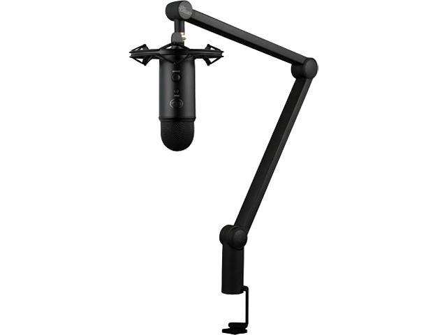 Blue Yeticaster Pro Broadcast Bundle with Yeti USB Microphone for Gaming, Recording, Streaming, Podcasting, Radius III Shockmount, Compass Mic Boom Arm, Blue VO!CE - Blackout