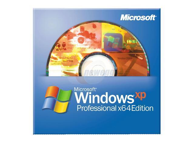 Microsoft Windows XP Professional X64 Edition Single Pack - OEM