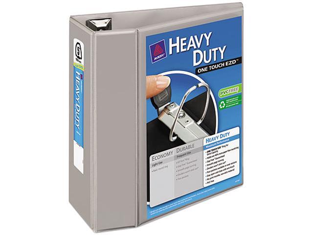 Avery 79406 Nonstick Heavy-Duty EZD Reference View Binder, 5" Capacity, Gray