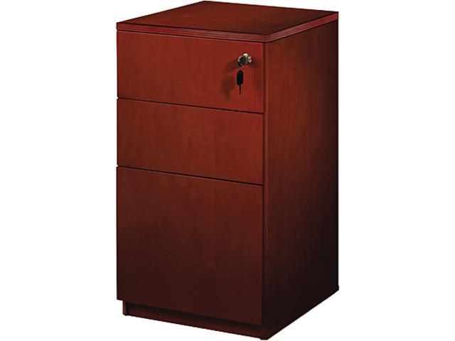 Mayline PBBFT19C Luminary Series Veneer Freestanding Box/Box/File Pedestal, Cherry