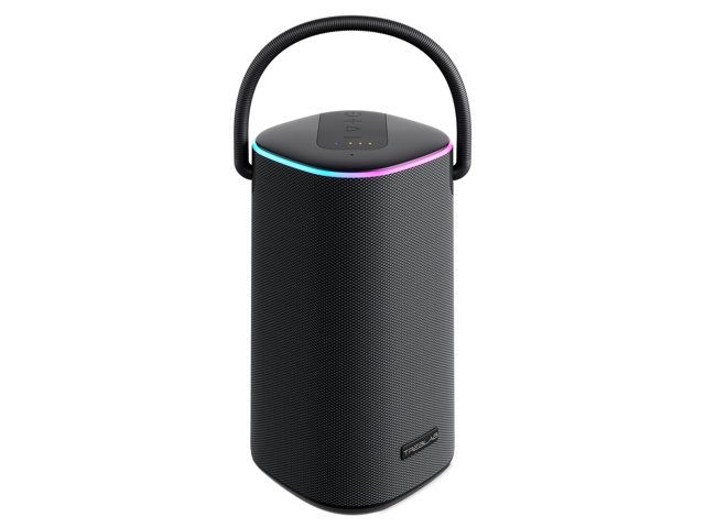 Treblab HD-Force Portable Bluetooth Speaker System - 50 W RMS - Black - 80 Hz to 16 kHz - Rechargeable Battery