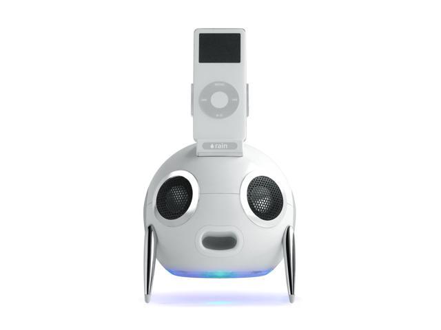 Rain Design 10052 iWoofer 2.1 Speaker System w/ FM Radio for iPod Nano (White)