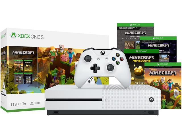 Microsoft Xbox One S 1TB Minecraft Creators Bundle - White