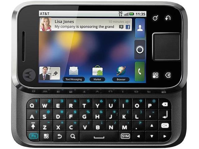 Motorola FLIPSIDE MB508 Touch Screen QWERTY Keyboard 3.2 MP Camera Unlocked GSM Cell Phone 3.1" Black 150 MB storage, 512 MB RAM, 512 MB ROM