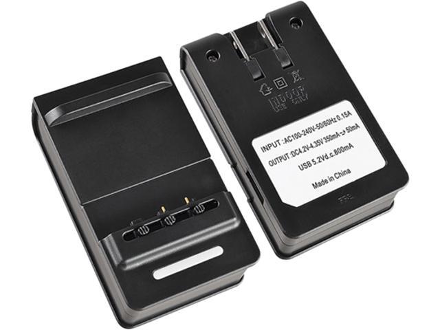 Insten 1830436 Black Battery Wall Desktop Charger with USB Output for Samsung Galaxy S5 SV
