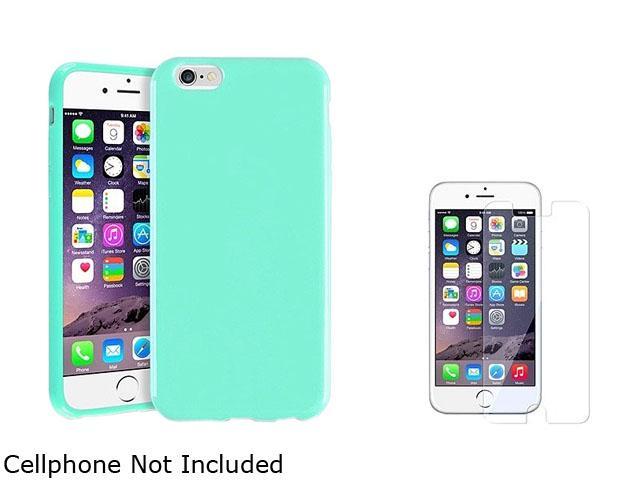 1X TPU Case compatible with Apple iPhone 6 4.7, Mint Green Jelly
