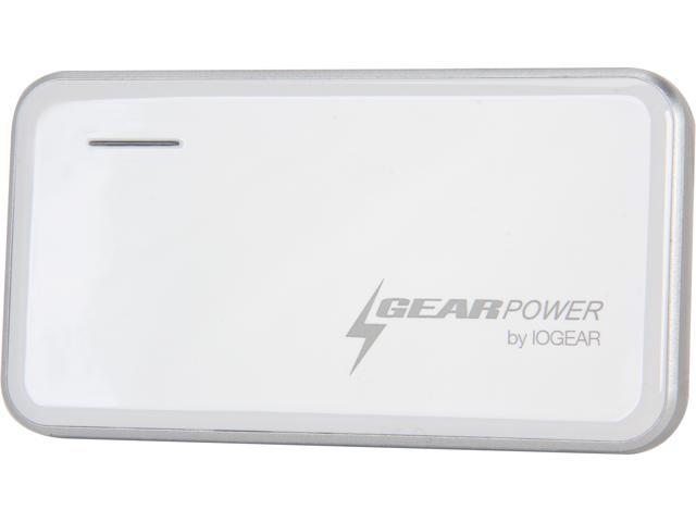 IOGEAR White 2400 mAh 2400mAh Capacity Mobile Power Station for Smartphones and USB devices GMP2K
