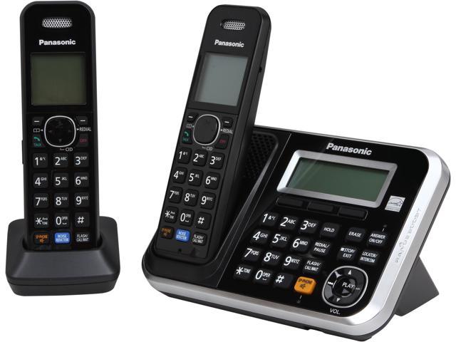 Panasonic KX-TG6842B 1.9 GHz DECT 6.0 2X Handsets Expandable Digital