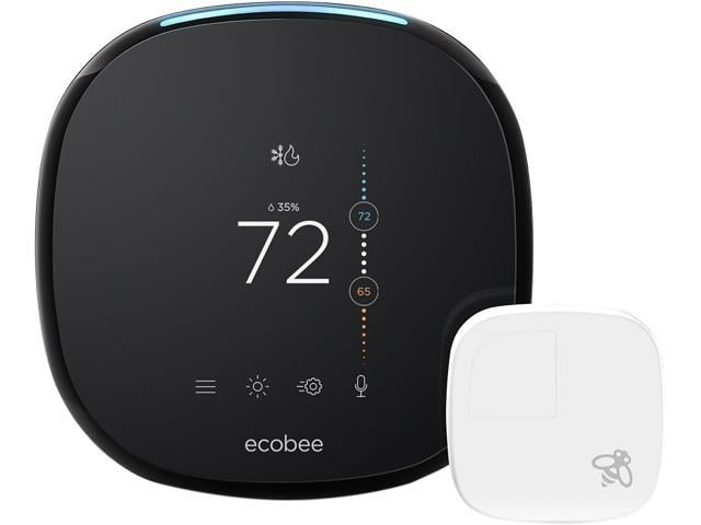 Ecobee4 Wi-Fi Thermostat w/ Room Sensor and Built-In Alexa Voice Service (EB-STATE4-01)