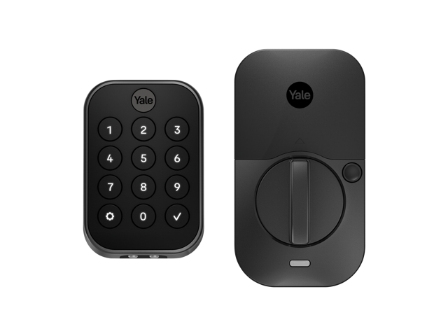 Yale Assure Lock 2 Key-Free Keypad with Bluetooth in Black Suede