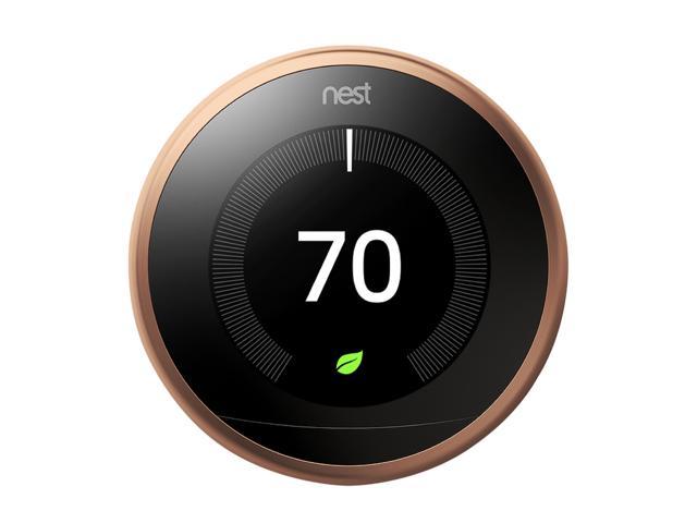 Nest Learning Thermostat, 3rd Gen with Alexa & Google Home Compatibility (More Options)