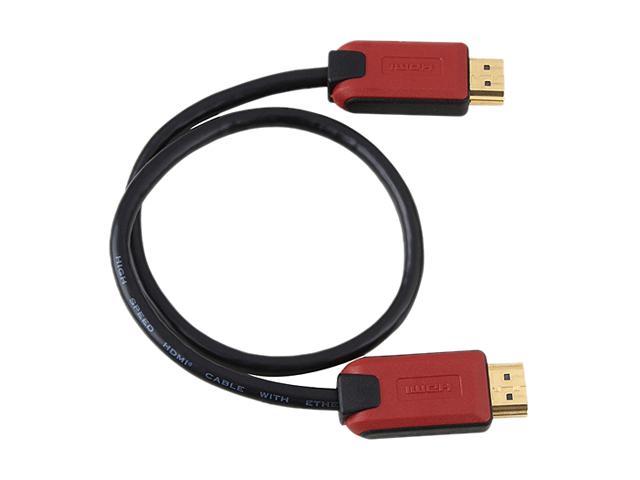 Insten 675807 1.5 ft. Black High Speed HDMI Cable with Ethernet M / M
