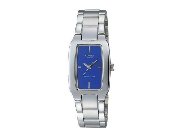 casio watch blue face