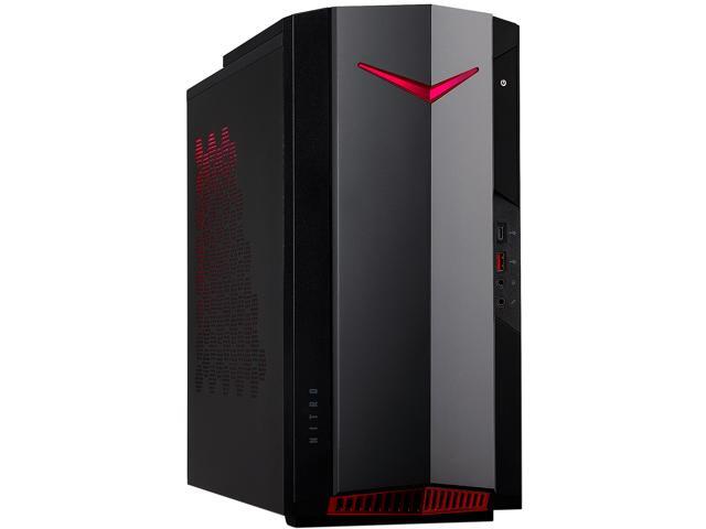 Acer Gaming Desktop Nitro 50 N50-640-UR13 Intel Core i5 12th Gen 12400F (2.50GHz) 16GB DDR4 1TB HDD 512 GB PCIe SSD NVIDIA GeForce RTX 3050 Windows 11 Home 64-bit