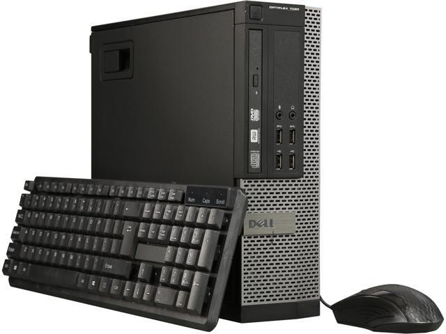 DELL Desktop PC 7020-SFF Intel Core i7 4th Gen 4770 (3.40 GHz) 16 GB 500 GB HDD Windows 10 Pro 64-Bit