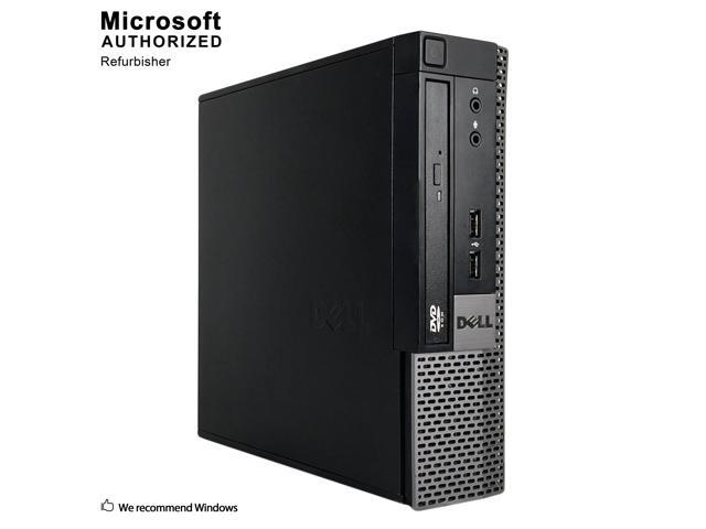Refurbished Dell OptiPlex 9020 Ultra Small Form Factor Intel Core i5 4570S 2.90 GHz / 8 GB DDR3 / 240GB SSD / DVD / USB WIFI / USB BT 4.0 / HDMI / DP / VGA / Windows 10 Professional 64 Bit / 1 Year Wa