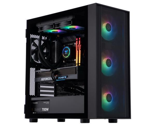 ABS Eurus Aqua High Performance Gaming PC - Intel i7 13700KF - GeForce RTX 4070 Ti - 16GB DDR5 5600MHz - 1TB M.2 NVMe SSD - EA137KF470TI
