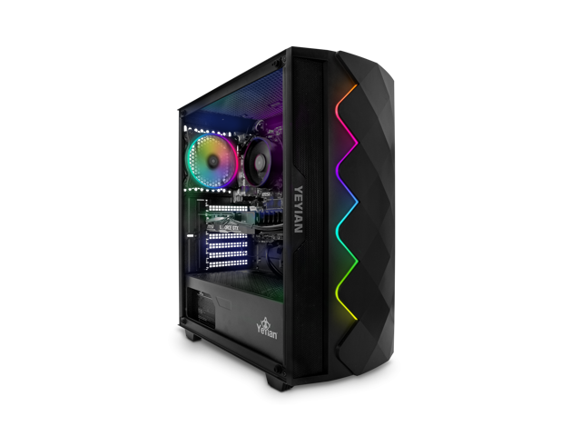 Yeyian Gaming Desktop Intel Core i5 11th Gen 11400F (2.60GHz) 16GB DDR4 500 GB NVMe SSD NVIDIA GeForce RTX 3060 Ti Windows 11 Home 64-bit