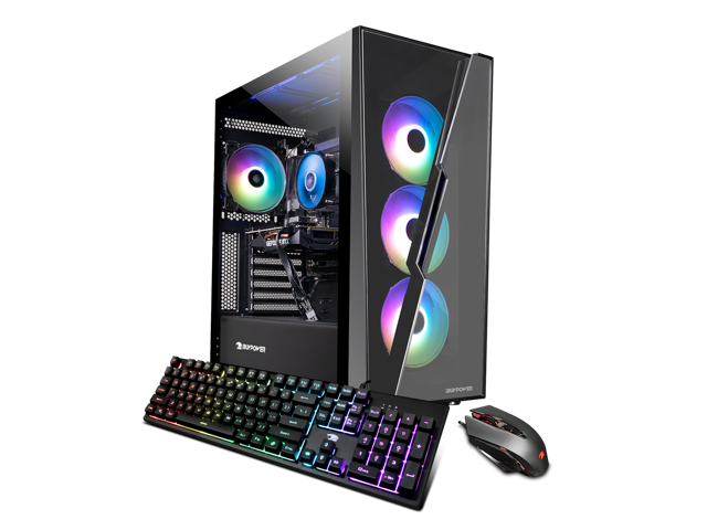 iBUYPOWER Gaming Desktop SlateHakoI5N3601 Intel Core i5 12th Gen 12400F (2.50GHz) 16GB DDR4 1 TB NVMe SSD NVIDIA GeForce RTX 3060 Windows 11 Home 64-bit