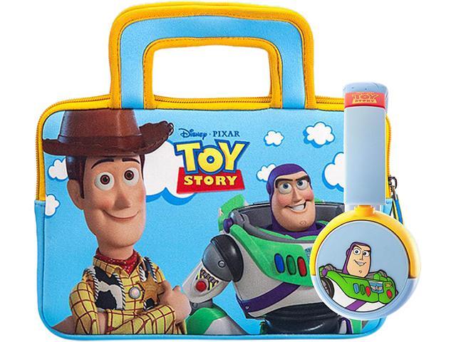 Pebble Gear PG915789M Toy Story 8" Carry Bag and Headphone Bundle