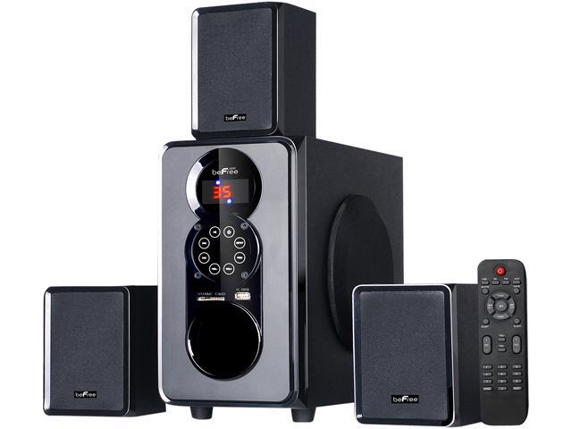 BeFree Sound BFS-55 3.1 CH 50W 3.1 Channel Surround Sound Bluetooth Speaker System System