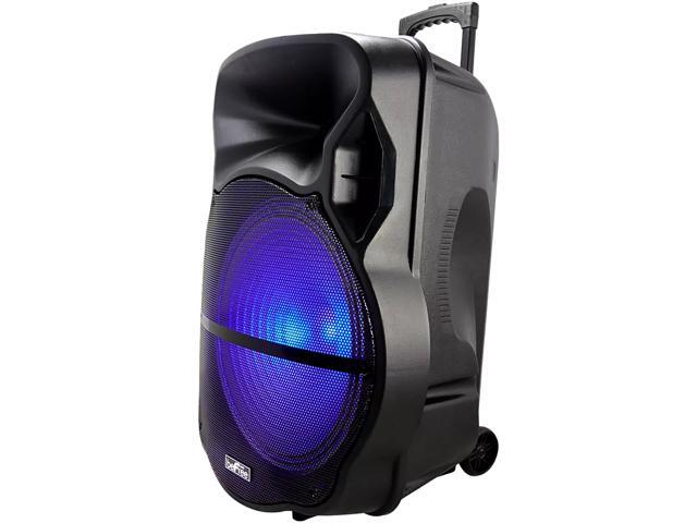 BeFree Sound BFS-K10-BNDL18 Dual 10 Inch Subwoofer Bluetooth Portable Party Speaker with Sound